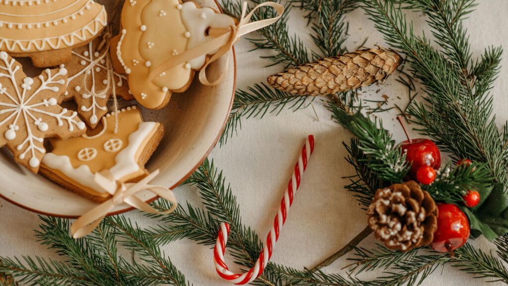 Itens exclusivos com tom de dourado para decoração de natal 