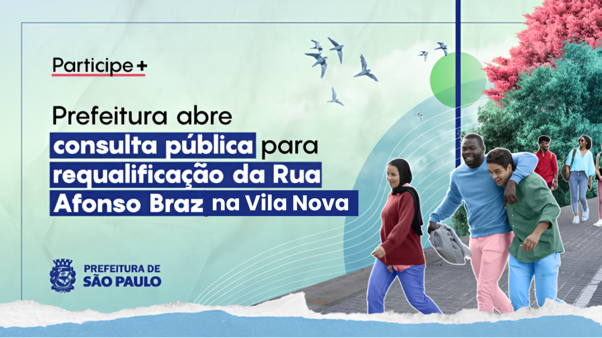 Rua Afonso Braz: Prefeitura abre consulta pública para projeto de transformação urbana; saiba como participar